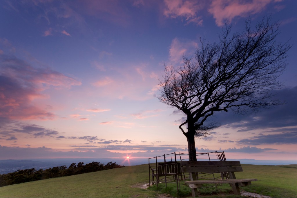 Cleeve Hill, Cheltenham, Cotswolds, UK